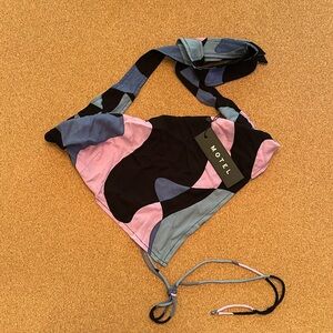 MOTEL - JIRA TOP ABSTRACT PURPLE - NWT